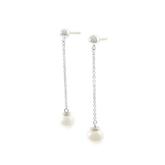 TIFFANY Silver Earrings - Picture 2 of 4